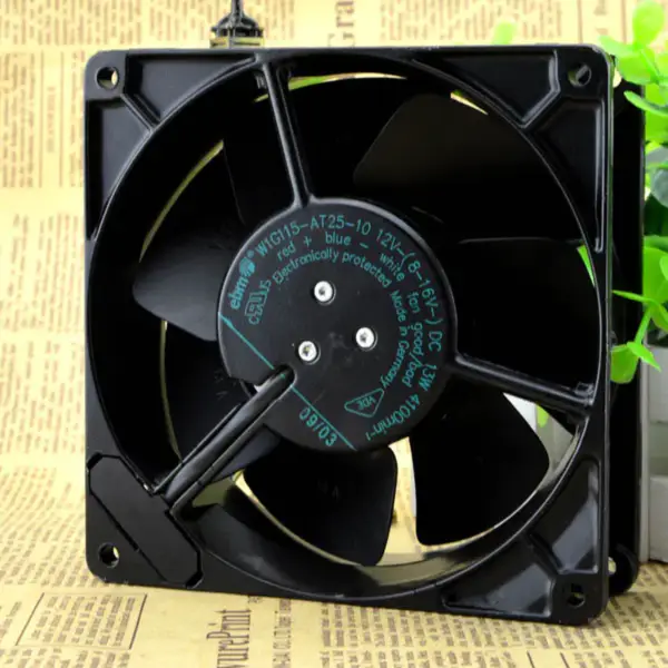 EBM W1G115-AT25-10 12V 13W 12738 13CM fan 3-wire