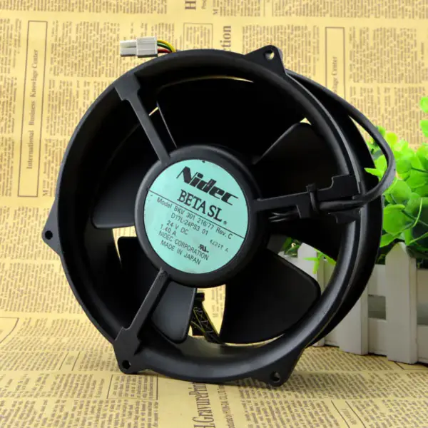 NIDEC D17L-24PS3 01 24V 1,40A vifte BKV301216/77