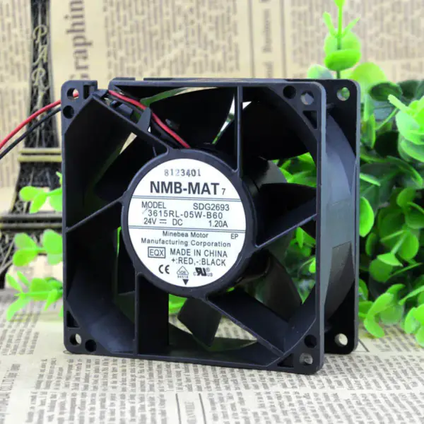 NMB 9238 24V 3615RL-05W-B60 vifte