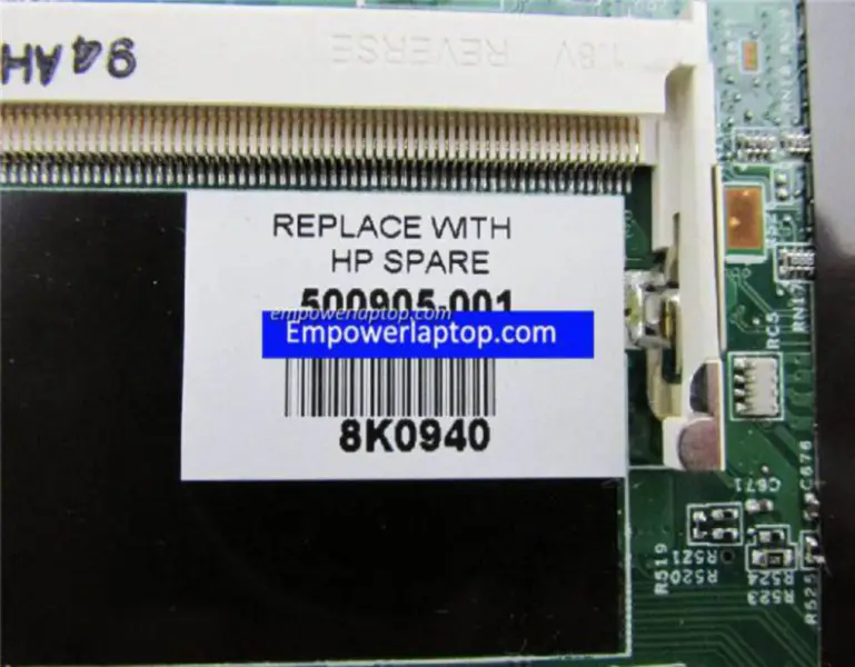 HP Elitebook 8530W 500905-001 Hovedkort