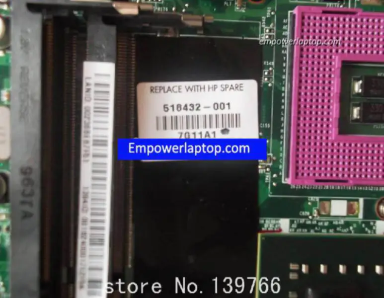 HP 518432-001 DV6 DV6-1000 ATI HD4550 hovedkort