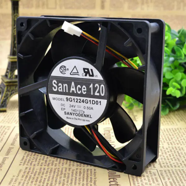 Sanyo 12038 24V 0.50A 9G1224G101 12cm fan