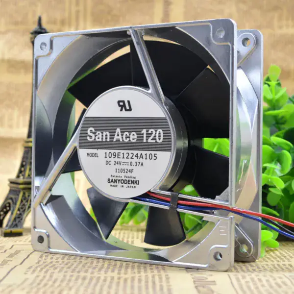 Sanyo 109E1224A105 24V 0,37A 12cm 12038 vifte