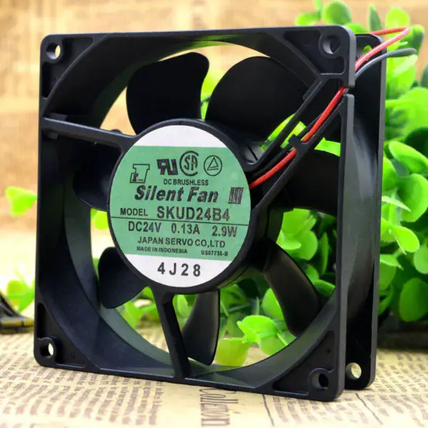 SERVO Sient Fan SKUD24B4 9CM 24V 0.13A 2.9W 9025 fan