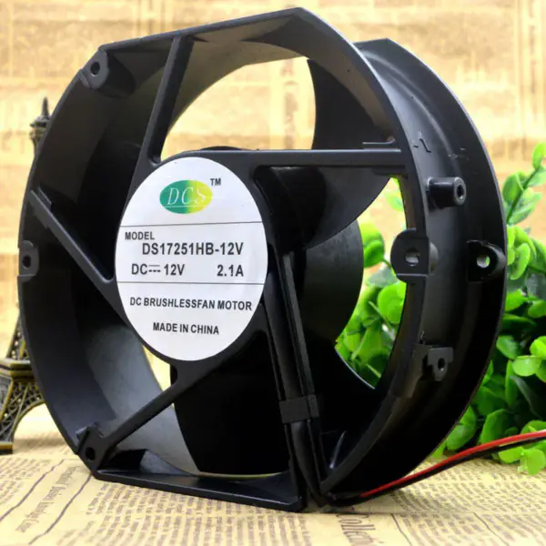 DCS 17CM DS17251HB-12 DC 12V 2,1A 172*172*51MM vifte