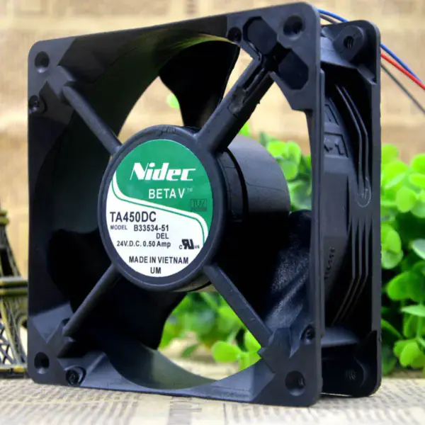 NIDEC 24V 0.50A 12038 TA450DC B33534-51 fan