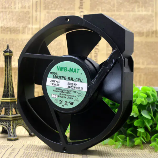 NMB-MAT7 15038PB-B3L-CPU 200V 34W 17CM 17038 vifte