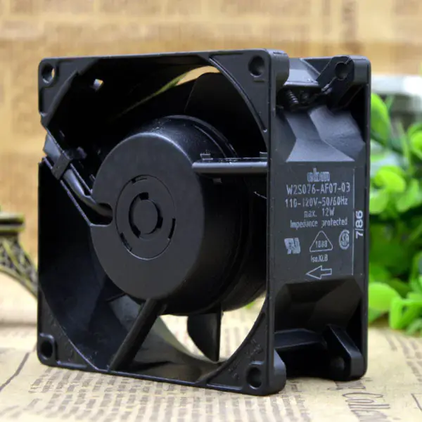 EBM W2S076-AF07-03 8CM 8038 110V 12W vifte