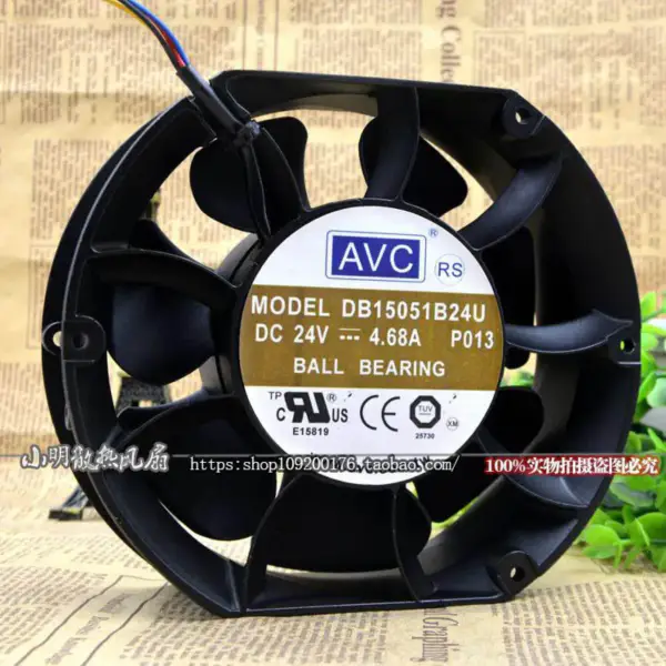AVC DB15051B24U 15*17cm 24V 4,68A 17251 vifte