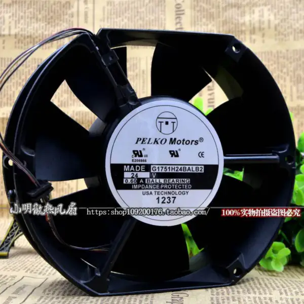 PELKO MOTORS G1751H24BALB2 24V 0,60A vifte