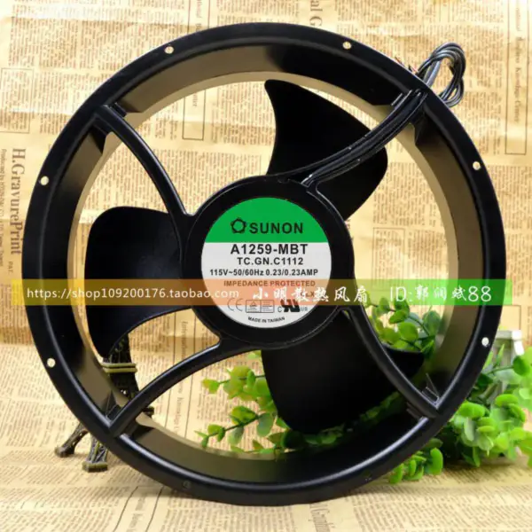 SUNON A1259-MBT TC.GN 25489 25,4CM 115V 0,23A vifte