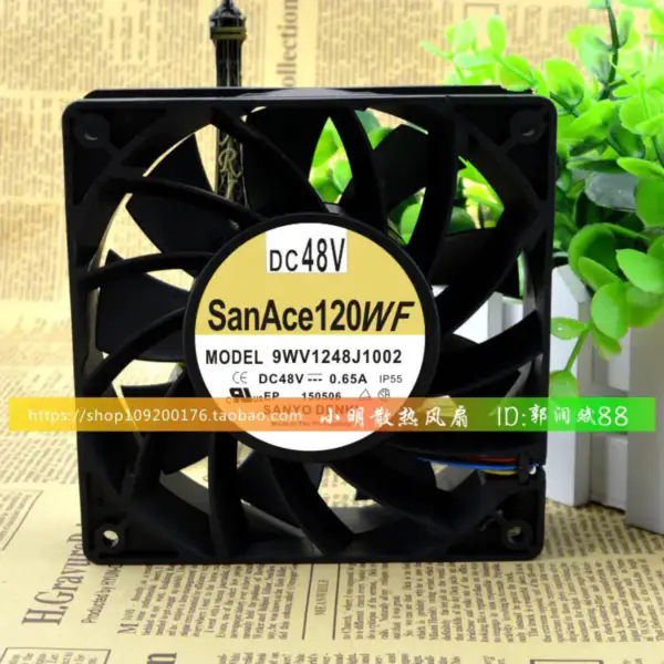 SANYO 9WV1248J1002 12038 48V 0,65A 12CM vifte