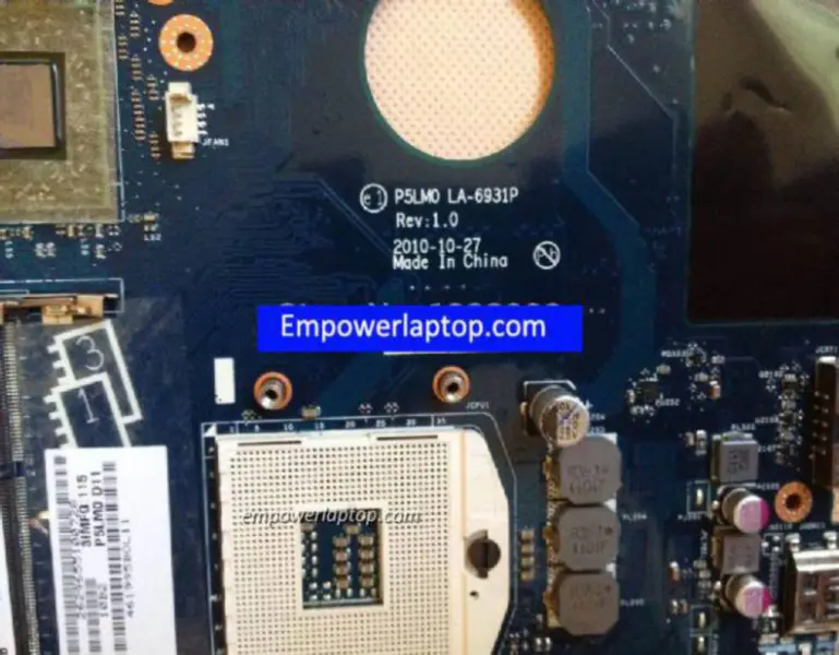 Acer 5950 5950G P5LM0 LA-6931P hovedkort