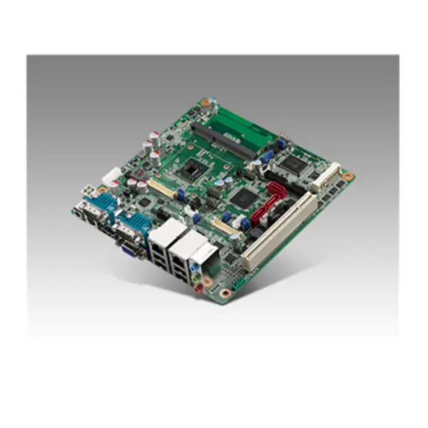 Advantech In-tel Atom D2550 Mini-ITX with CRT/2LVDS, 6COM, and Dual LAN ports