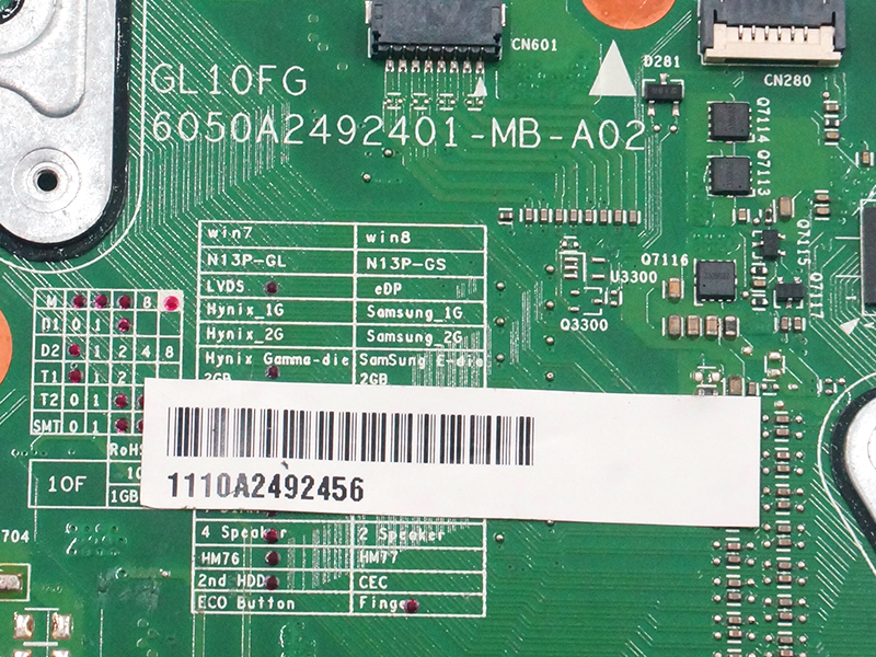 Toshiba satellite P875 GL10FG 6050A2492401 hovedkort
