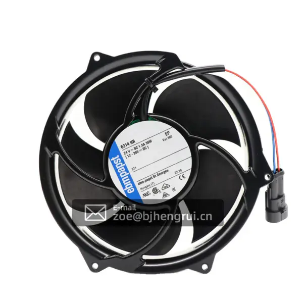 6314HR-900 6314HR 17CM With Plug 17251 24VDC 36W Siemens Inverter Exhaust Cooling Fan Motor