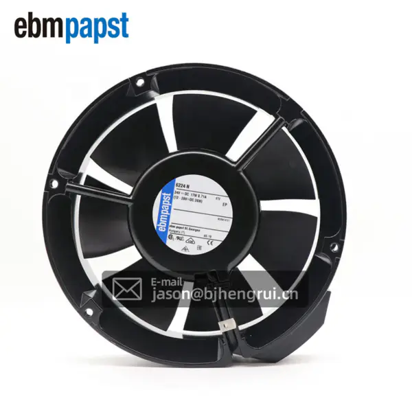 Original New Ebmpapst 6224N 24V 710mA 18W 172*51mm DC Axial Ventilation ABB Inverter Cooling Fans