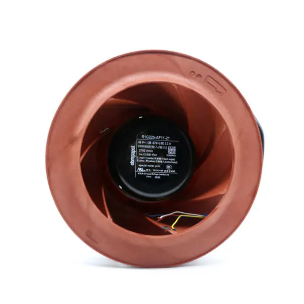 Ebmpapst R1G225-AF11-21 225mm 95W 2.2A EC Backward Curved centrifugal Network Cabinet Cooling Fan