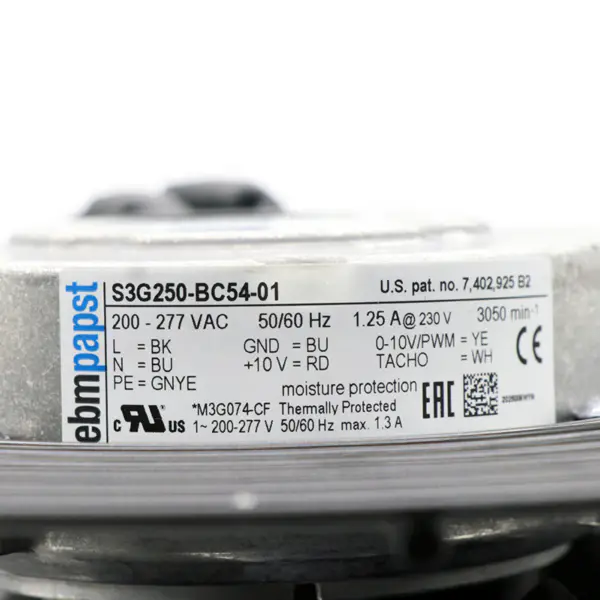 Ebmpapst S3G250-BC54-01 Fan
