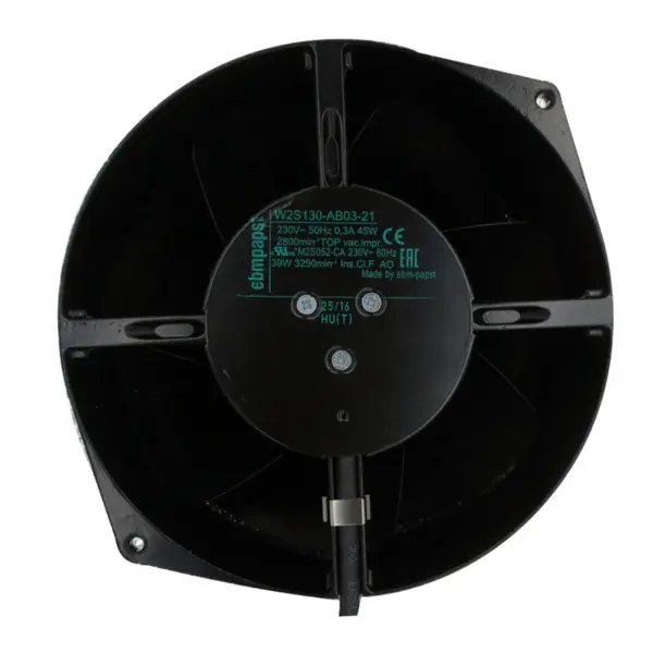W2S130-AB03-21 EBM 170*150*55mm 220V aksialvifte i helmetall