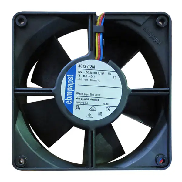 Ebmpapst 4312/12M compact axial fan 120*120*32mm 12V 3.1W cooling fan
