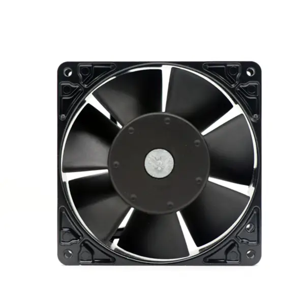størrelse 127 x 127 x 38 mm 230 V vekselstrøm luftstrøm 180 m3 / t 2750 o/min 5958 ebmpapst kjølevifte