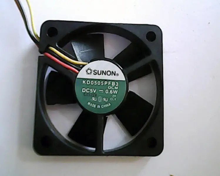 Taiwan SUNON 5010 5V 0,6W 3-tråds kulelagervifte KD0505PFB3