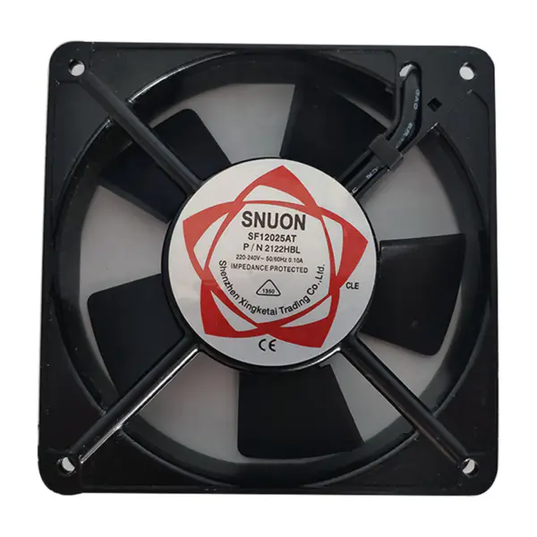 12CM dobbel kulelagervifte 120 * 120 * 25mm Carbinet aksialvifte 220V SF12025AT 2122HBL lydløs kjølevifte