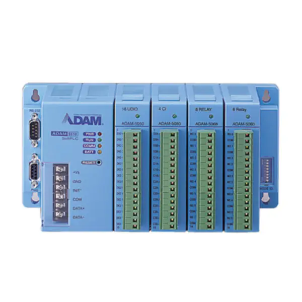 Advantech ADAM-5510M-A2E PC-basert kontroller med 4 spor og RS-485