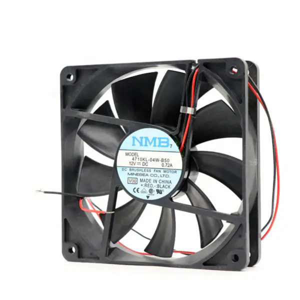 NMB 12CM DC12V 0.72A 4710KL-04W-B50 large air volume chassis cooling fan