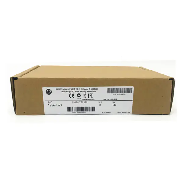 Billig pris Allen Bradley 1756 L63 AB Controllogix 5563 CPU PLC-prosessor 1756-L63 industriell automatisering