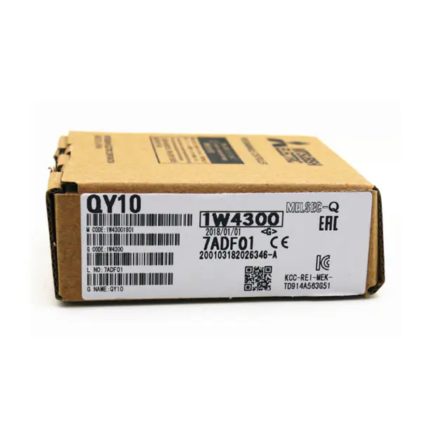 Mitsubishi Melsec Q-serie 16-punkts kontaktutgangsenhet med høy hastighet PLC QY10