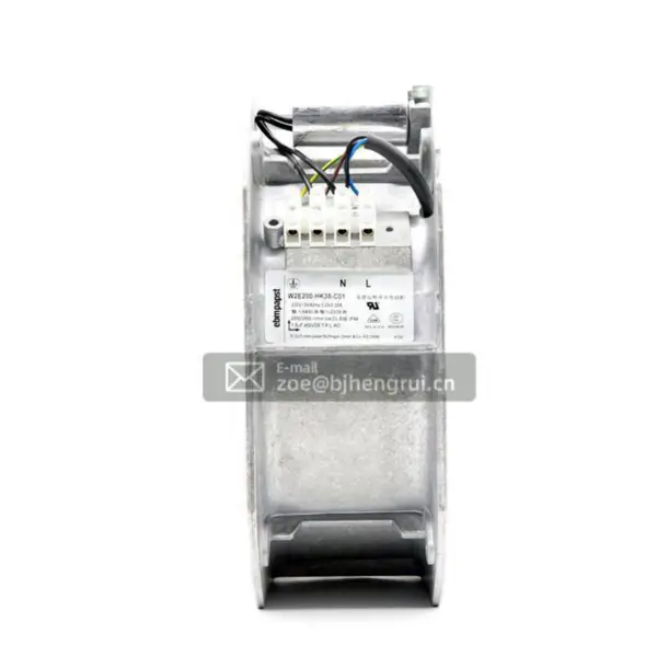ebmpapst W2E200-HK38-C01 80W 0,29A AC 225*80 mm 230V aksialvifte for fotovoltaisk inverter