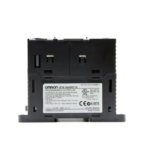 Automation Machine Controller Omron PLC CP1E N20 CPU Module CP1E-NA20DT-D