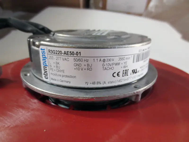 Ebmpapst R3G220-AE50-01 EC200-277V Fan