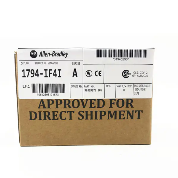 Allen-Bradley 1794 PLC Flex I/O 4 isolerte analoge innganger 1794-IF4I