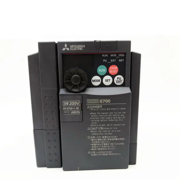 1,5 KW Mitsubishi 3-faset vekselstrøm til likestrøm Frekvensomformer Drive Series 1,5KW FR-E720-1,5K Manual Guangzhou