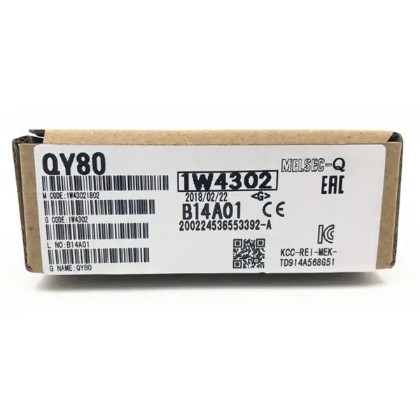 Mitsubishi Melsec Q Series PLC 16-punkts transistorutgangsenhet QY80