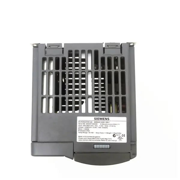 1.5KW Siemens 6SE6 440-2AB21-5BA1 Micro master 440 vekselstrømsomformer 6SE6440-2AB21-5BA1 med BOP