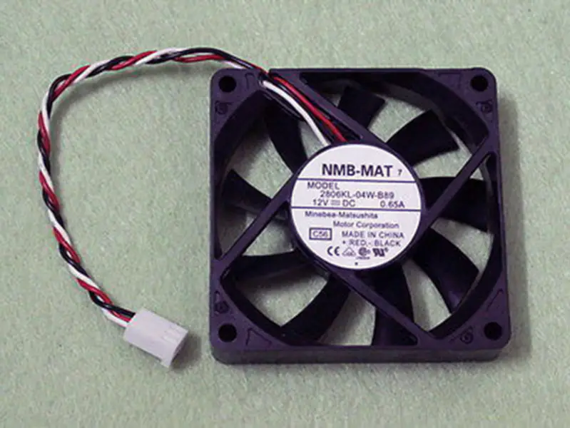 NMB 7015 12V 0,65A 7cm CPU-vifte for datamaskinkabinett og server 2806KL-04W-B89
