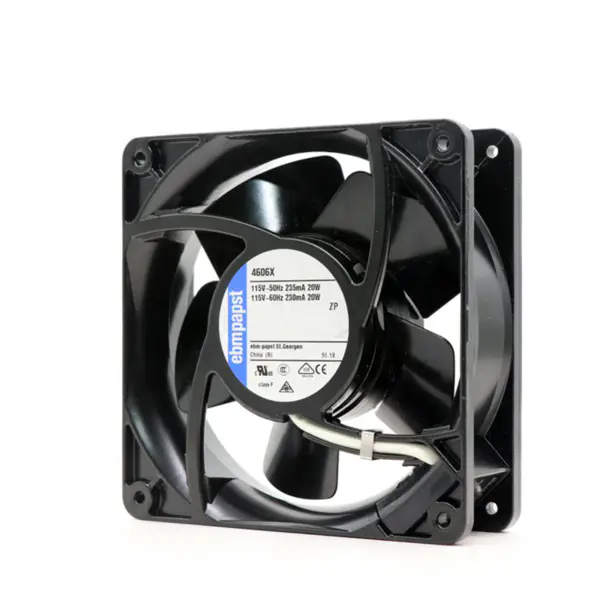 størrelse 119 x 119 x 38 mm 115 V AC luftstrøm 180 m3 / t 3100 o/min 4606X ebmpapst kjølevifte