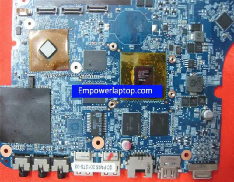 HP 645386-001 DV7 DV7-6000 A70M DSC HD6750 1G hovedkort