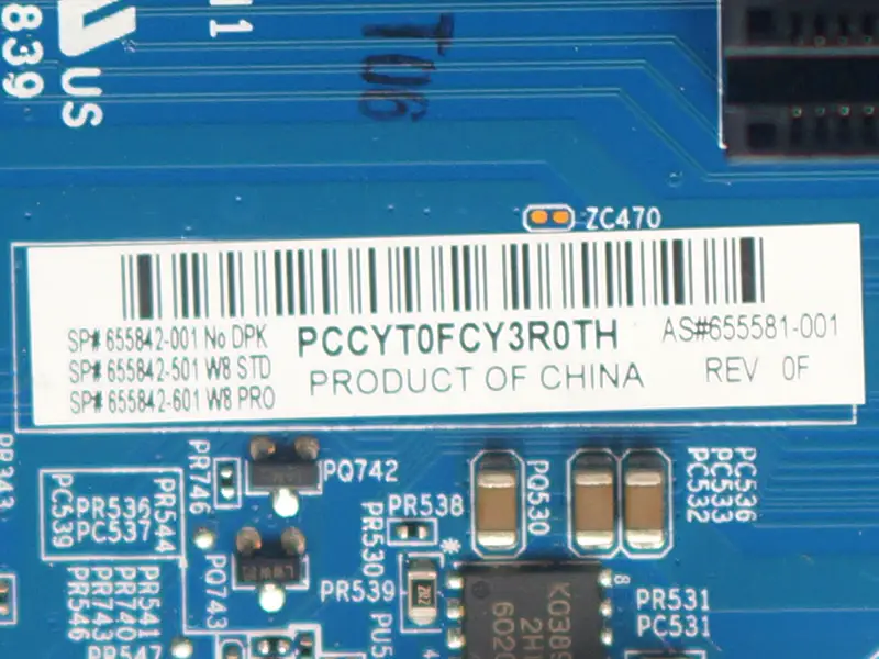 HP Z220 CMT 655842-001 655581-001 WorkStation-hovedkort