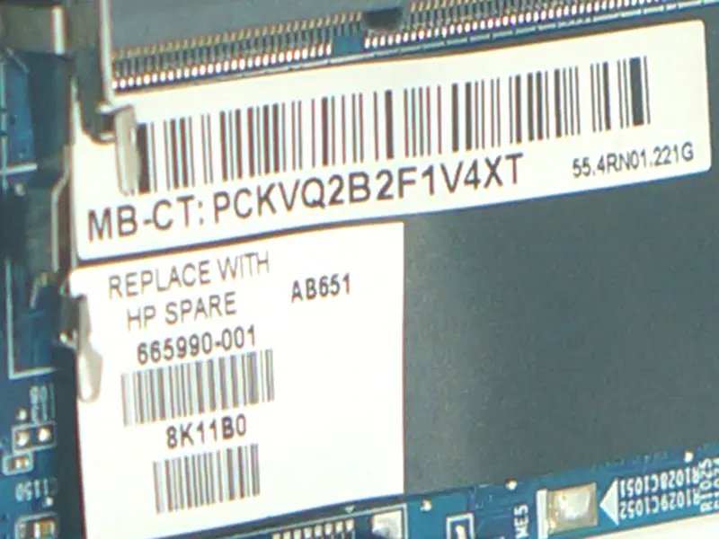 HP 665990-001 DV7 DV7T DV7-6000 hovedkort