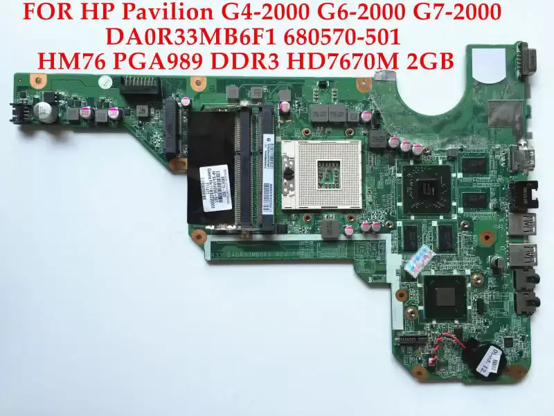 HP G4 G6 680570-501 hovedkort