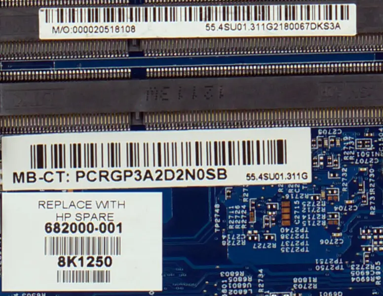 HP 682000-001 DV7 DV7T DV7-7000 DV7T-7000 hovedkort