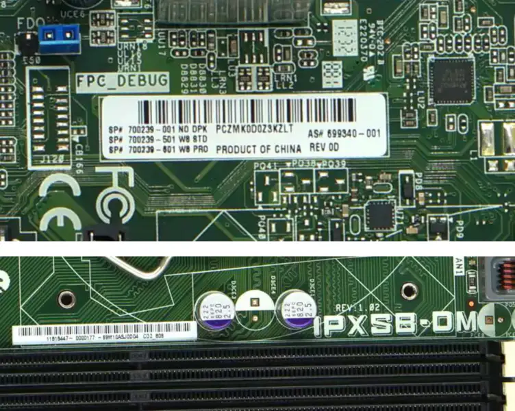 HP hovedkort 699340-001 700239-001 IPXSB-DM