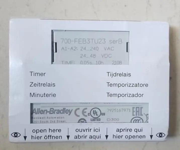 AB 700-FEB3TU23 FEB3T tidsrelé
