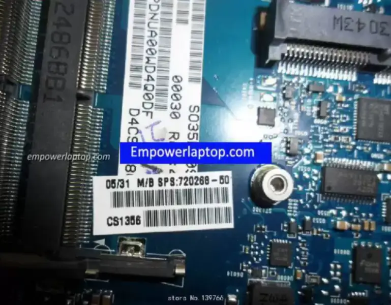 HP envy 17 17-J 720268-501 720268-001 Hovedkort