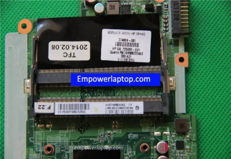 HP 15 15-E DA0R76MB6D0 734004-001 Hovedkort